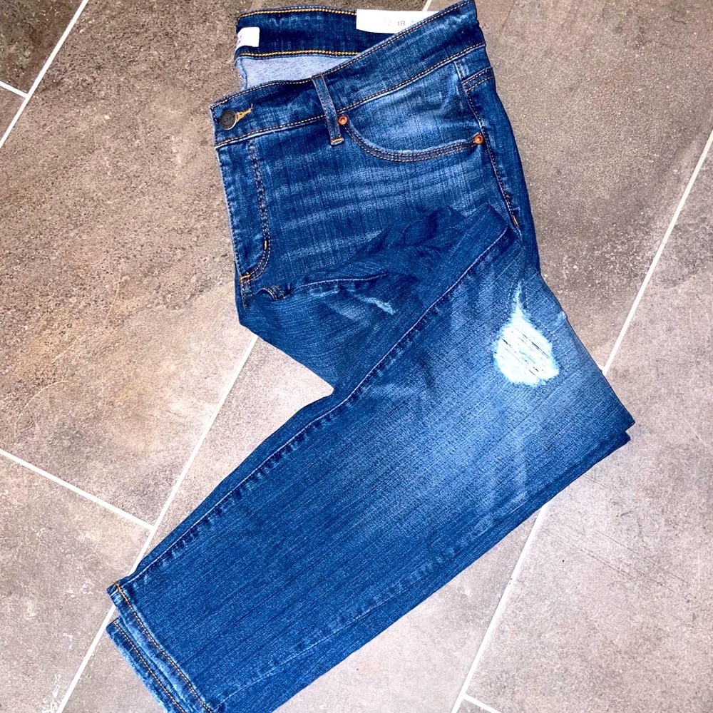 NWT loft distressed jeans